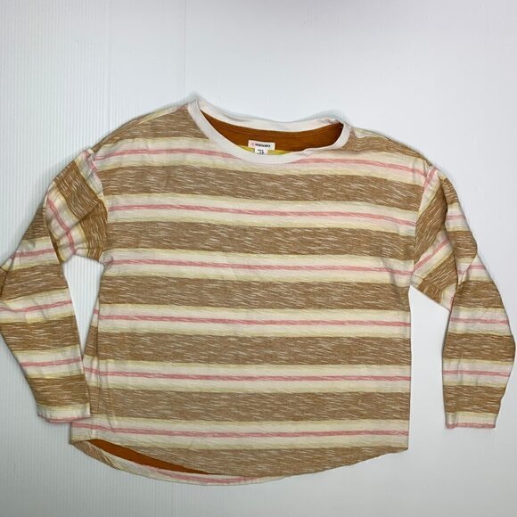 Sisstrevolution Size Small Long Sleeve T Shirt Washed Stripe Tee Repaired Flaw - Picture 6 of 9